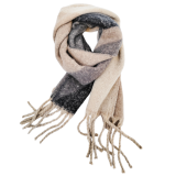 Sale Geo Scarf Grey 