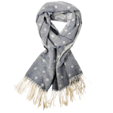 Sale Dotty Scarf Grey 