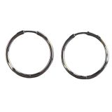 Sale Harriet Thick Hoop ER Silver 
