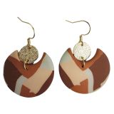 Sale Demi Speckle Circle ER Rust  Gold 