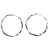 Zanzibar Lg Hoop ER Silver 