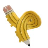 Pencil Claw Clip Yellow 