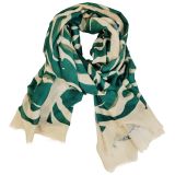 Sale Florian Leaf Scarf Green 