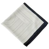 Deco Mini Square Scarf White 53cm 