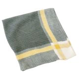 Crimp Square Scarf Black 100cm 
