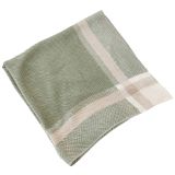 Crimp Square Scarf Olive 100cm 