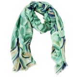 Equator Scarf Green 180cm 