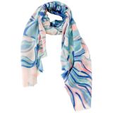 Equator Scarf Blue 180cm 