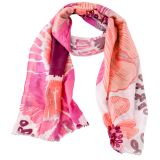 Flower Field Scarf Fuscia 180cm 