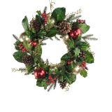 Sale Traditional Wreath Red 65cm 