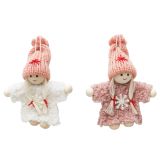 Boucle Angel with Snowflake Hanging Deco
