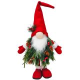 Tomte Ent with Red Hat Standing Red, Whi