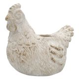 Fable Chicken Planter Bisque 25cm 
