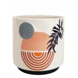Sale Quinn Abstract Rainbow Planter Mult