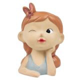 Sale Sarah Cute Girl Planter Blue  Orang