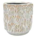 Cactus Planter White 15cm 