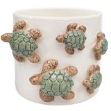 Family of Turtle Planter Green 11cm 