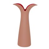 Sale Groovy Stem Vase Pink  Red 20cm 