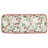 Strawberry Fields Platter Red & Green 36
