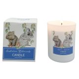 Popcorn Blue Australiana Boxed Candle Wh