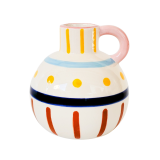 Sale Harlequin Squat Vase Colourful 11cm