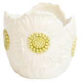 Flower Planter White 13cm 