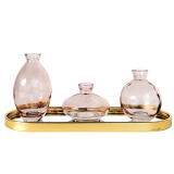 Sale Kinkora Set of 3 Glass Vases with T