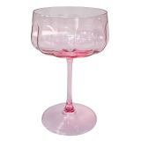 Tillie Coupe Glass Pink 16cm 