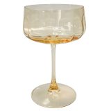 Tillie Coupe Glass Yellow 16cm 