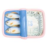 Sardine Trinket Box Blue 12cm 