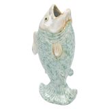 Reef Fish Vase Green 20cm 