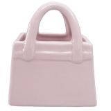Bow Handbag Vessel Pink 10cm 