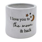 I love you Vessel White 7cm 