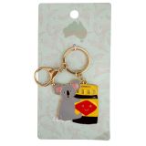 Oz Icons Keyring Yellow 12cm 
