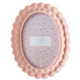 Lotti Petal Oval Frame Pink 5x7 