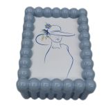 Lotti Keepsake Frame Box Blue 4x6 