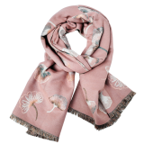 Gingko Scarf Pink 