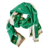 Bee Scarf Green 