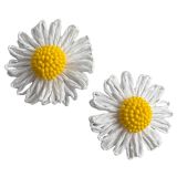 Raffie Beaded Daisy ER White 