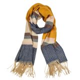 Kate Scarf Mustard & Navy 