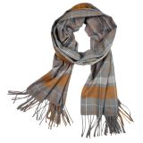 Knox Scarf Grey & Mustard 