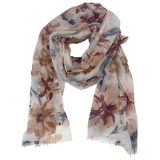 Sale Hayden Floral Scarf White [2]