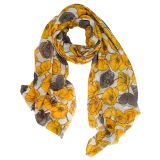 Poppies Scarf Yellow 