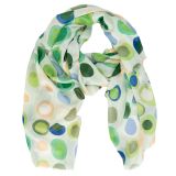 Holloway Spot Scarf Green 