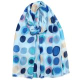 Holloway Spot Scarf Blue 