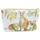 FB Aus Animals Cosmetic Bag Green 24cm 