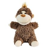 Curly Monkey Soft Toy Brown 18cm 
