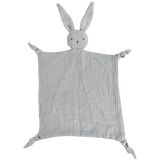 Bubsy Bunny Muslin Comforter Blue 30x30c