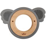 Koala Teether Ring Blue & Natural 8.5cm 