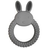 Bunny Teether Ring Blue 11cm 